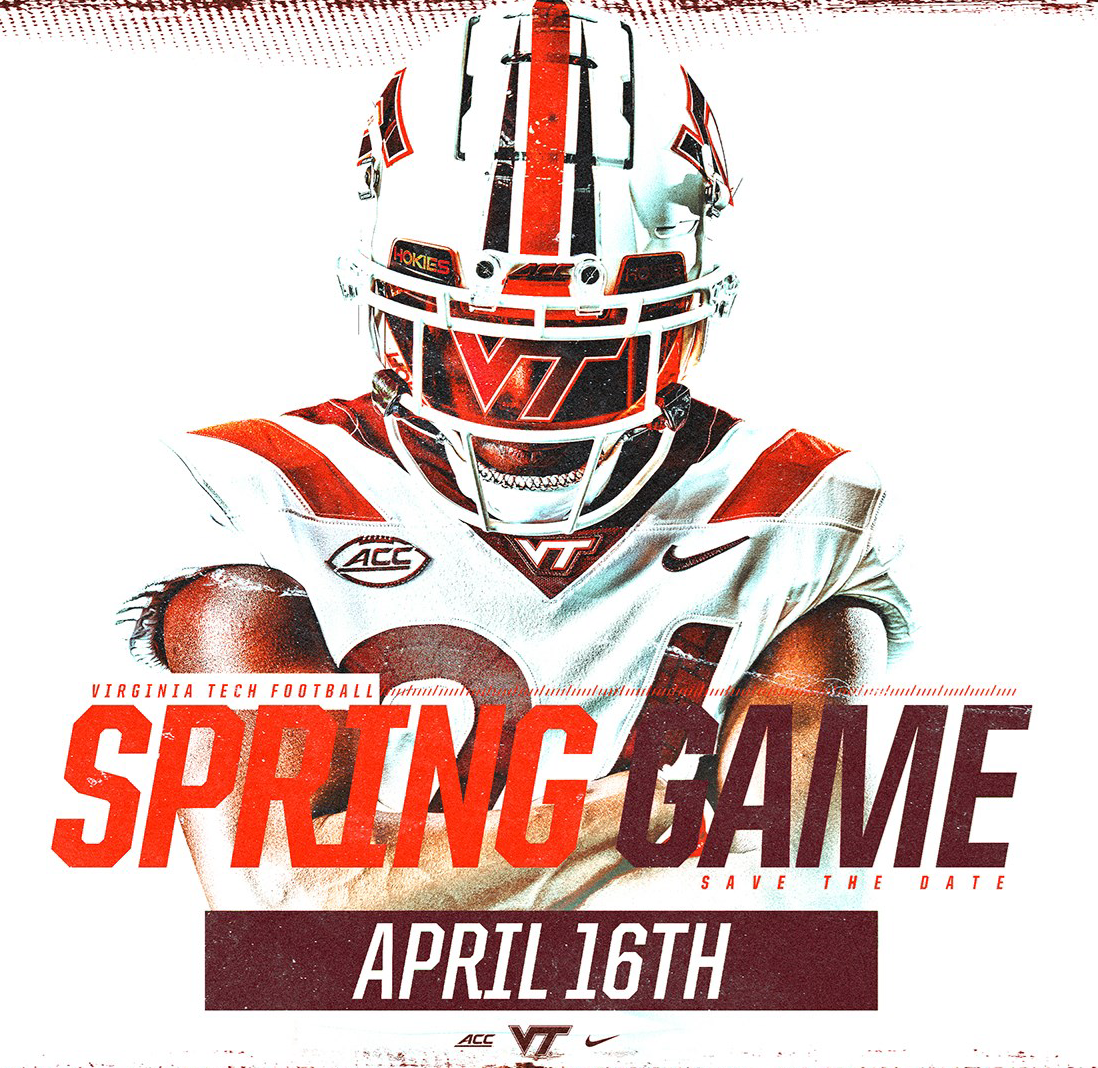 Virginia Tech Football Spring Game set for Saturday, April 16! (via Ho