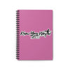 "Know Your Worth" Collection by Alexia Carrasquillo Spiral Notebook - Ruled Line