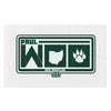 Paul Woo NIL Logo Rally Towel, 11x18