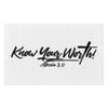 "Know Your Worth" Collection by Alexia Carrasquillo Rally Towel, 11x18